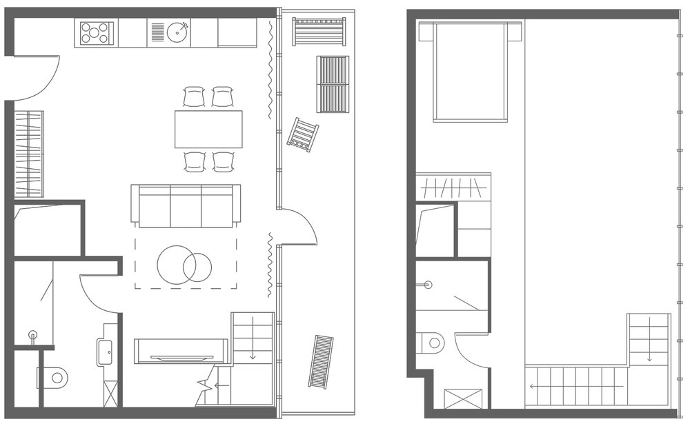 Планировка: Своб. план. · 64,12 м²