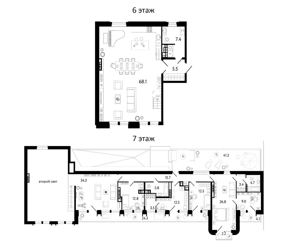 Планировка: 4+ комнаты · 290,31 м²